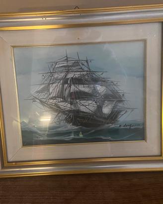 Quadro su tela a olio