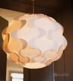 Coppia 3ampadarii a soffitto Ikea colore bianco