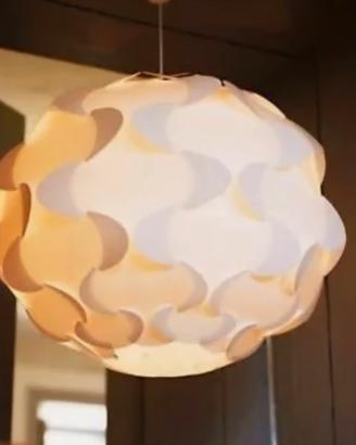 Coppia 3ampadarii a soffitto Ikea colore bianco