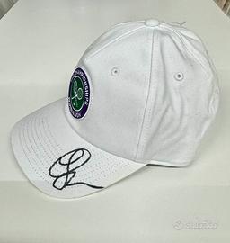 Cappellino Wimbledon 2025 firmato da Sinner