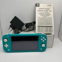 Nintendo switch lite turchese