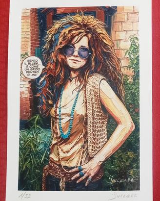 Oil Art  Giclée - Janis - Limited Edition 1/33