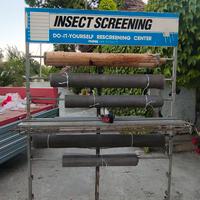 zanzariera rotoli da ferramenta con espositore