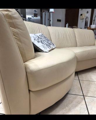Divano letto in pelle Chateau d'Ax