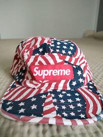 Supreme Washed Chino Twill Camp Cap cappello