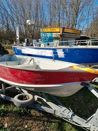 CANADIAN 370 + JOHNSON 15hp, e CARRELLO stradale