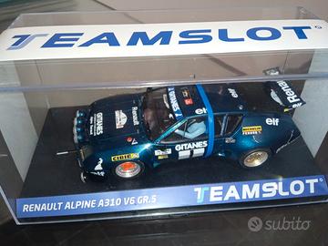 Slot car Team Slot Renault Alpine A310 Rally Nuova