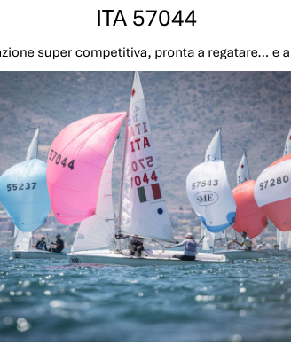 Barca classe 420 - ITA 57044