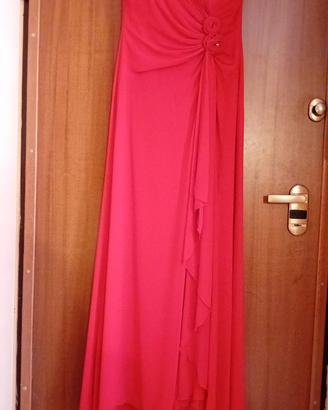 Abito da damigella/matrimonio/sera con stola