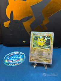 Carta Raw Pikachu legendary Collection Reverse