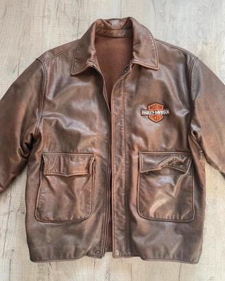 Giacca vintage vera pelle Harley Davidson – L