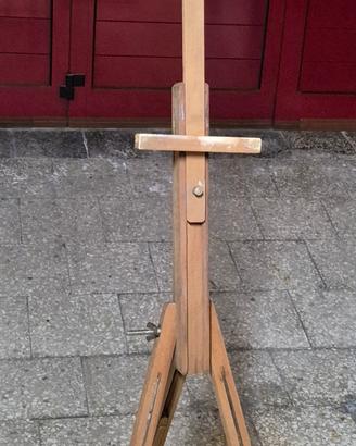 Cavalletto per pittori in legno