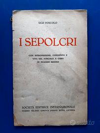 Ugo Foscolo, I sepolcri a cura di Placido Bresso