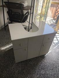 Mobiletto sottolavabo / sottocolonna