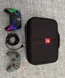 Valigetta Nintendo,cavo e 2 Joystick.