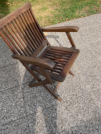 Sedie da giardino