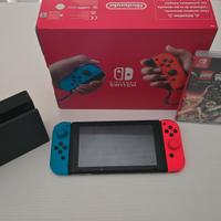 Nintendo switch + lego star wars + custodia