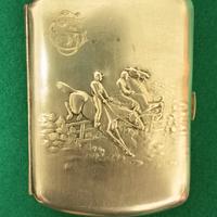 PORTASIGARETTE ARGENTO VINTAGE 