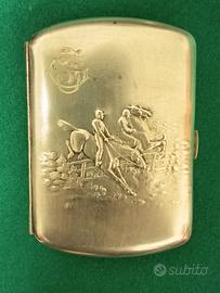 PORTASIGARETTE ARGENTO VINTAGE 