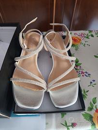 Sandali eleganti argento