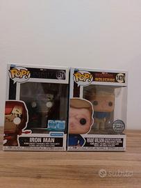 Iron Man 1571, Wade Wilson 1470 - Funko Pop Marvel