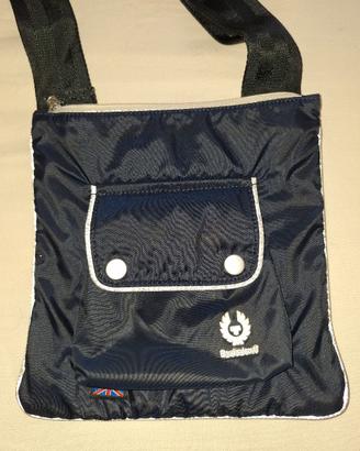 borsa Belstaff Originale vintage nera messenger cr