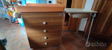 Fasciatoio cassettiera CAM ASIA con telaio