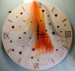 Orologio da parete in resina 45 cm san valentino