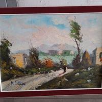 Paesaggio dipinto a mano 