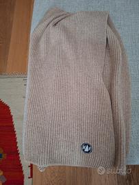 sciarpa lana beige 