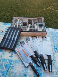 set posate e coltelli 
