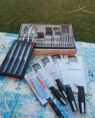 set posate e coltelli 