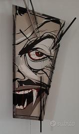 quadro cornice in ferro e stampa