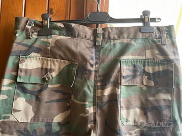 Pantaloni mimetici pesca cotone