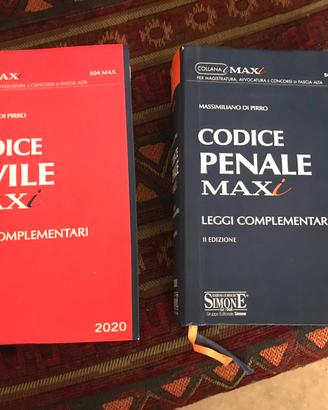 Codici Civile E Penale Simone Editore 2020