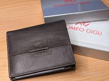 Portafogli in pelle Romeo Gigli con scatola