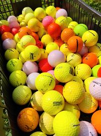 100 palline da golf colorate