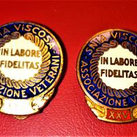 PINS PER I 25 E 30 ANNI DEI VETERANI SNIA VISCOSA