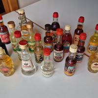 21 miniature di liquore da collezione