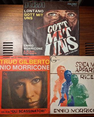 3x 45 Giri Colonne Sonore di ENNIO MORRICONE