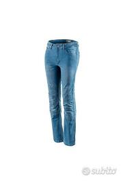PANTALONE JEANS MOTO OJ J237 DONNA IMPERMEABILE RE