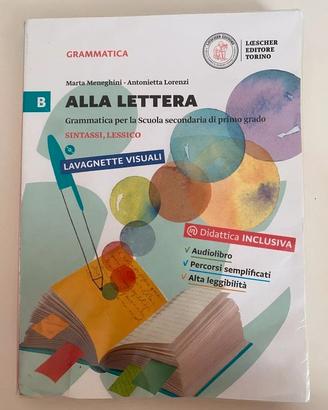 Libro scolastico “Alla Lettera”