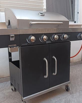 Barbecue a Gas GRILLMEISTER a 5 Bruciatori