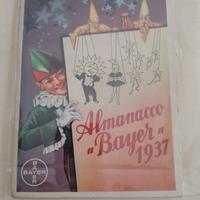 RARITÀ Anno 1937  Almanacco Fermacia Bayer