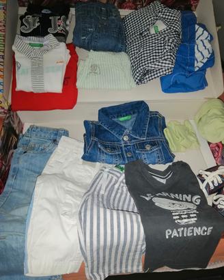Lotto vestiti neonato 