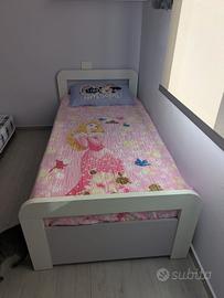 Letto singolo completo come nuovo