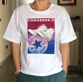 T-shirt Converse. 100% cotone. Tg. XL, 158-170 cm