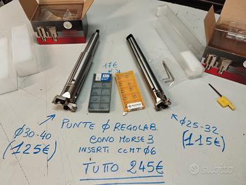 Frese a inserti placchette utensili Fresatrice