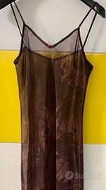 Vestito lungo trasparente