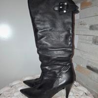 Stivali vintage anni 2000 in pelle made in Italy 